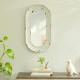 Farmhouse Flair Wall Mirror - Oval - ellementry