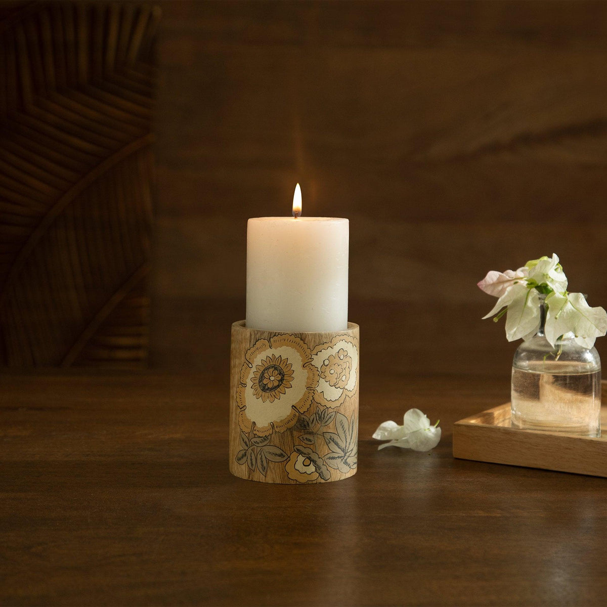 Fleur D'or Candle Stand Small - ellementry
