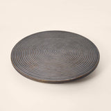 mango wood lazy susan ribbed - ellementry