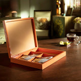 Wood Tea Box Large Orange - ellementry