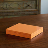 Wood Tea Box Large Orange - ellementry