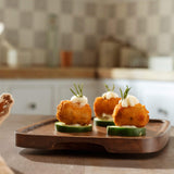 mango wood square platter small - ellementry