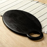 Midnight Mango Wood Cheeseboard (Oval) - ellementry
