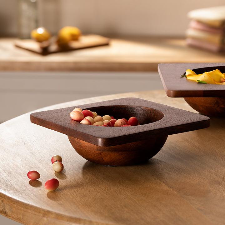 Mango Wood Hearty Bowl(Small) - ellementry