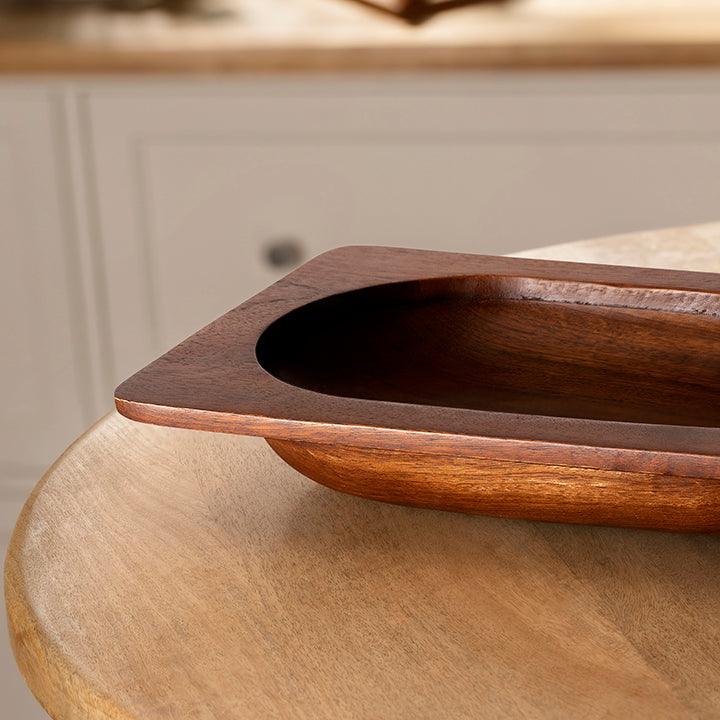 Mango Wood Hearty Bowl (Rectangle)