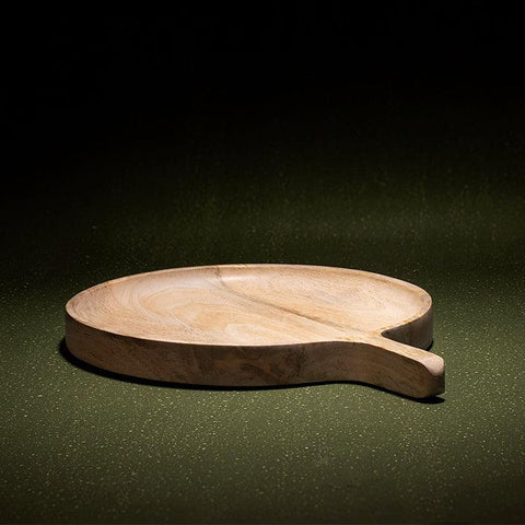 Ochre Mango Wood Platter (Small) - ellementry