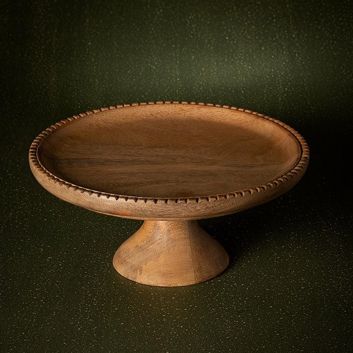Country Home Mango Wood Cake Stand