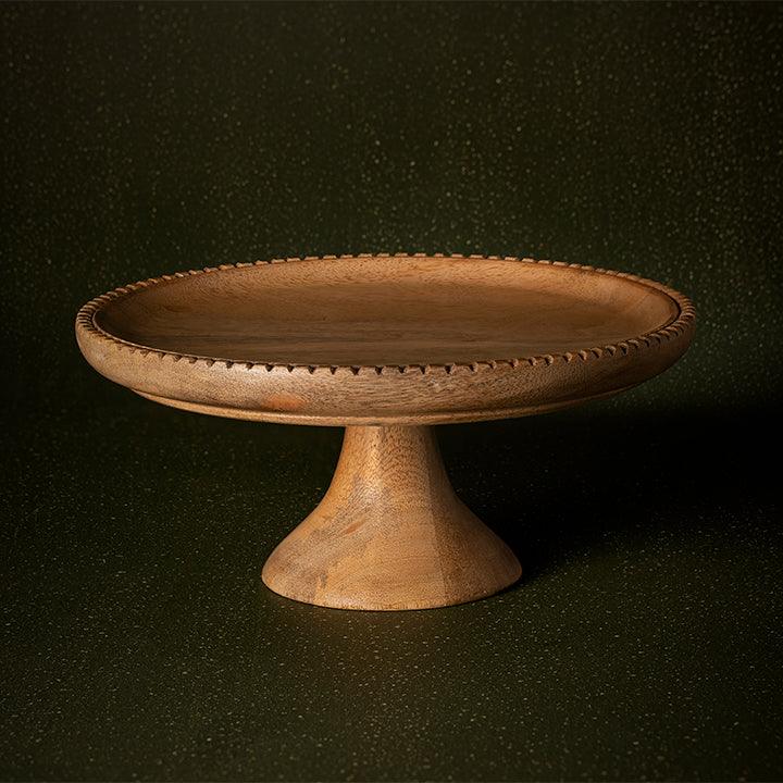 Country Home Mango Wood Cake Stand