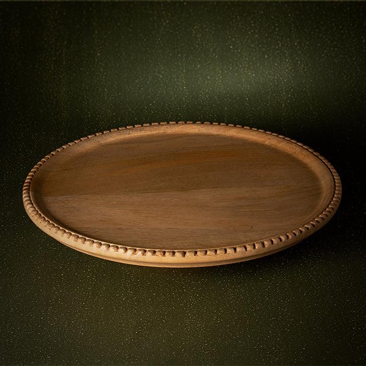 Country Home Mango Wood Lazy Susan