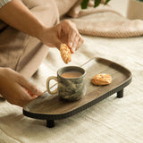 Orbis Asymmetric Tri Legged Platter - ellementry