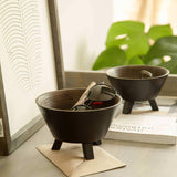 Orbis Tri Legged Round Bowl - Large - ellementry