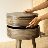 Two Decker Storage Side Table - ellementry