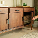 Old World triple drawer cabinet - ellementry