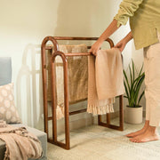 Old World ready-to-assemble towel holder