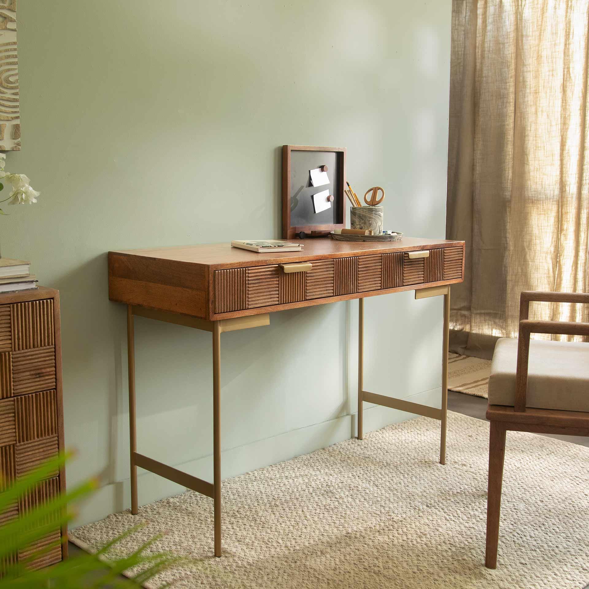 Bruno writing desk console