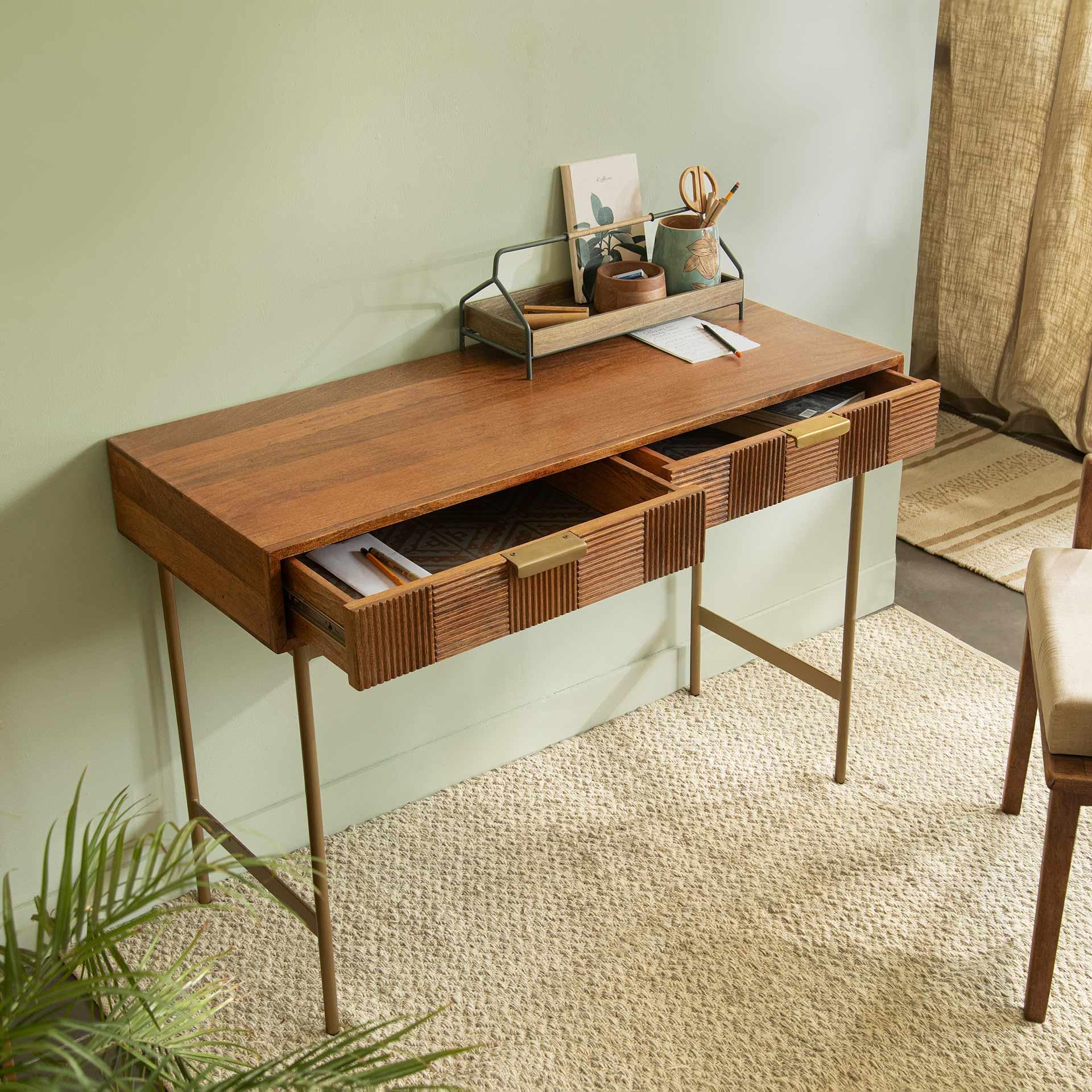 Bruno writing desk console