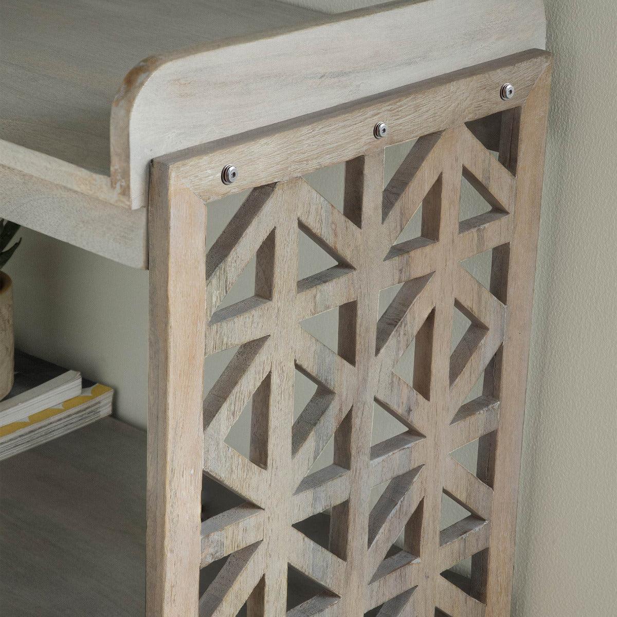 Palace Window two drawer console table