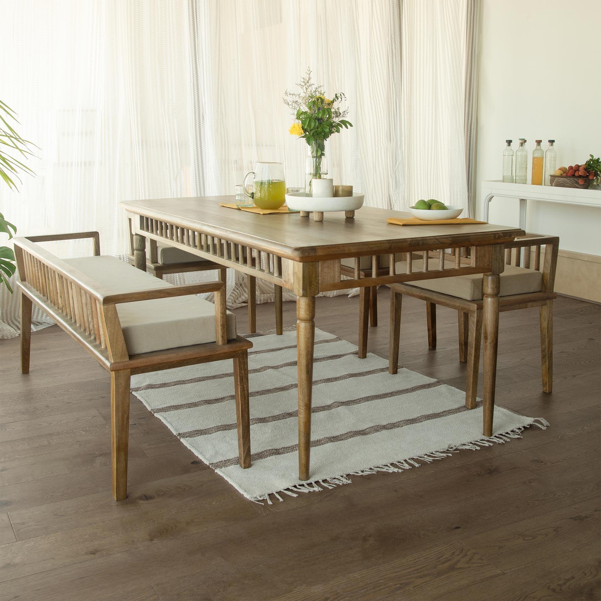 Lei pan ready-to-assemble dining table