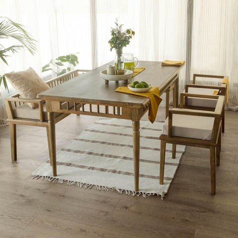 Lei pan ready-to-assemble dining table - ellementry