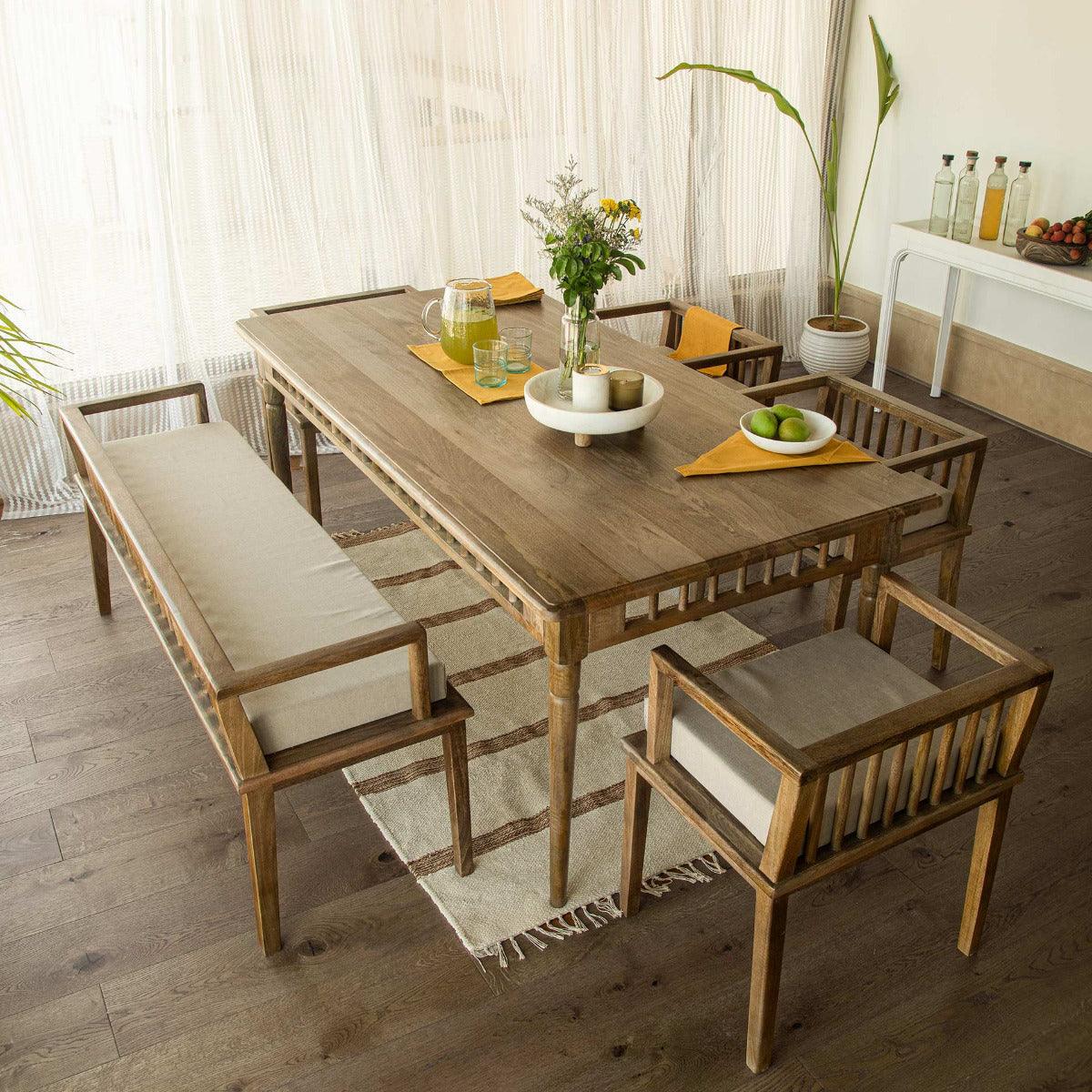 Lei pan ready-to-assemble dining table