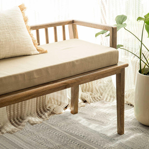 Lei pan cushion seated bench - ellementry