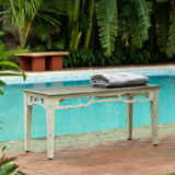 Farmhouse flair ready-to-assemble bench - ellementry