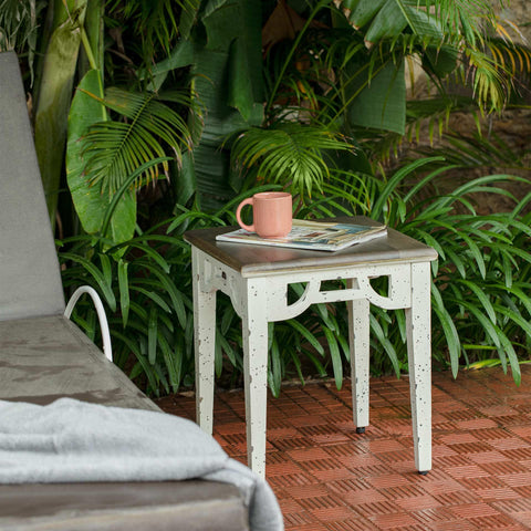 Farmhouse flair ready-to-assemble stool - ellementry