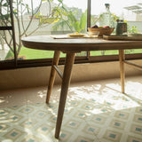 West Village Wooden Four Seater Oval Dining Table - ellementry