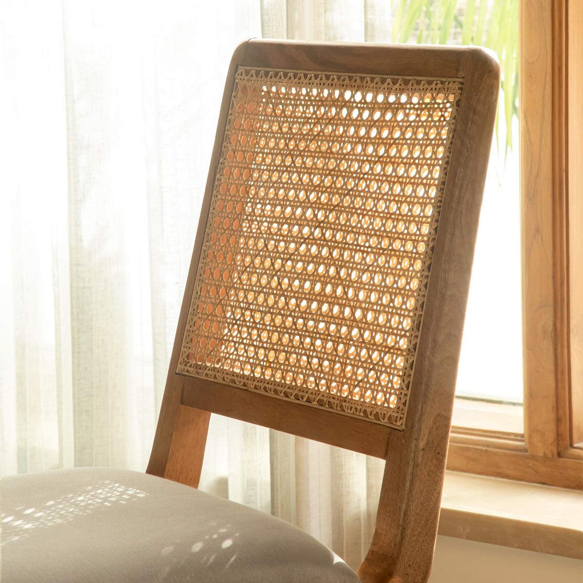 Cane knitted chair sales