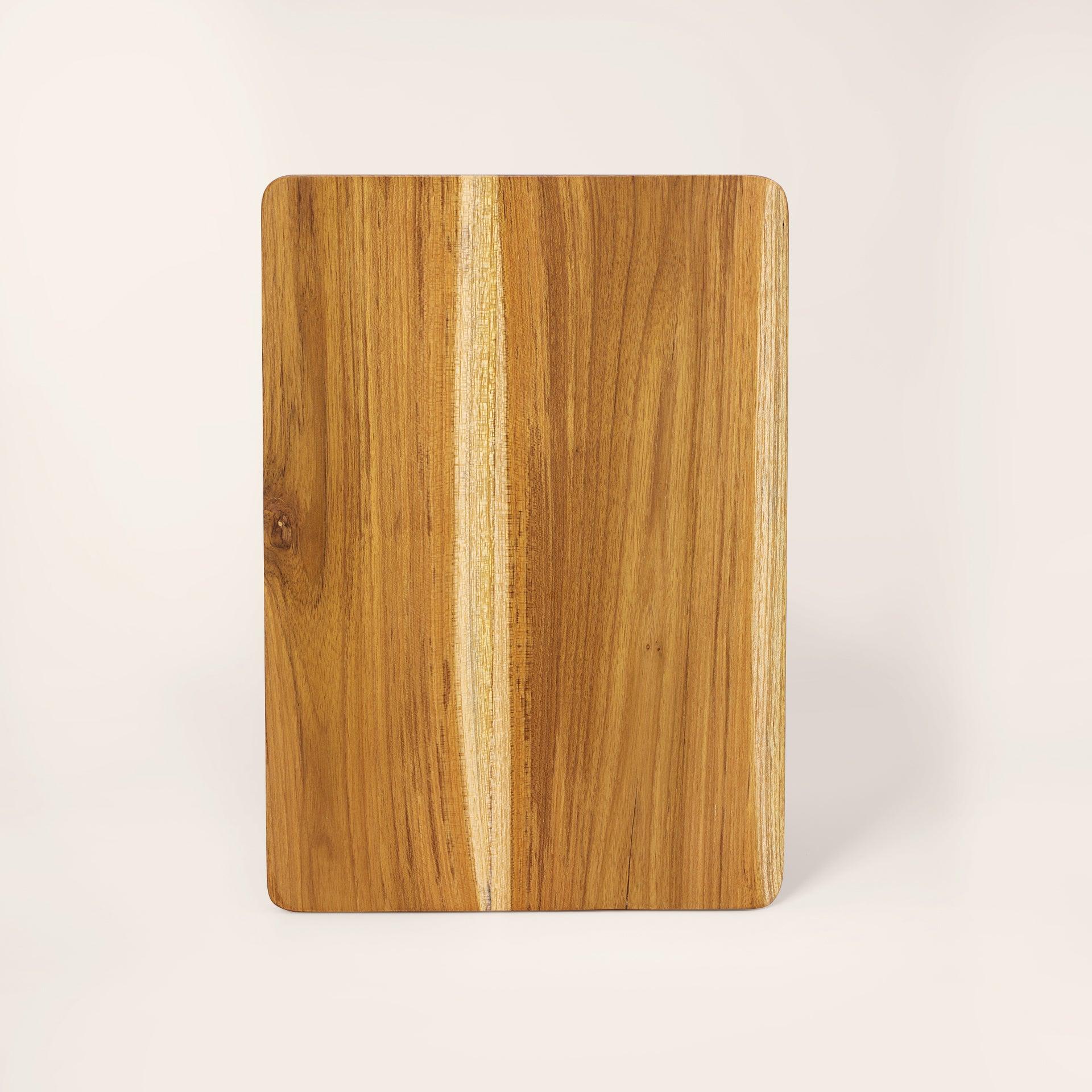 in teak wooden chopping board