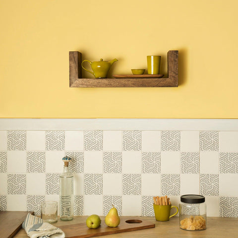 brown wood shelf- large - ellementry