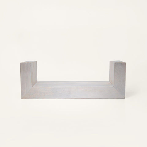 white wood shelf- large - ellementry