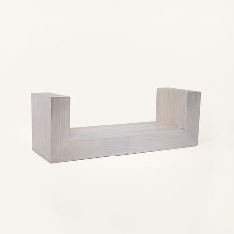 white wood shelf- large - ellementry
