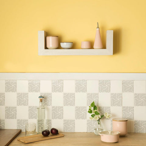 white wood shelf- medium - ellementry