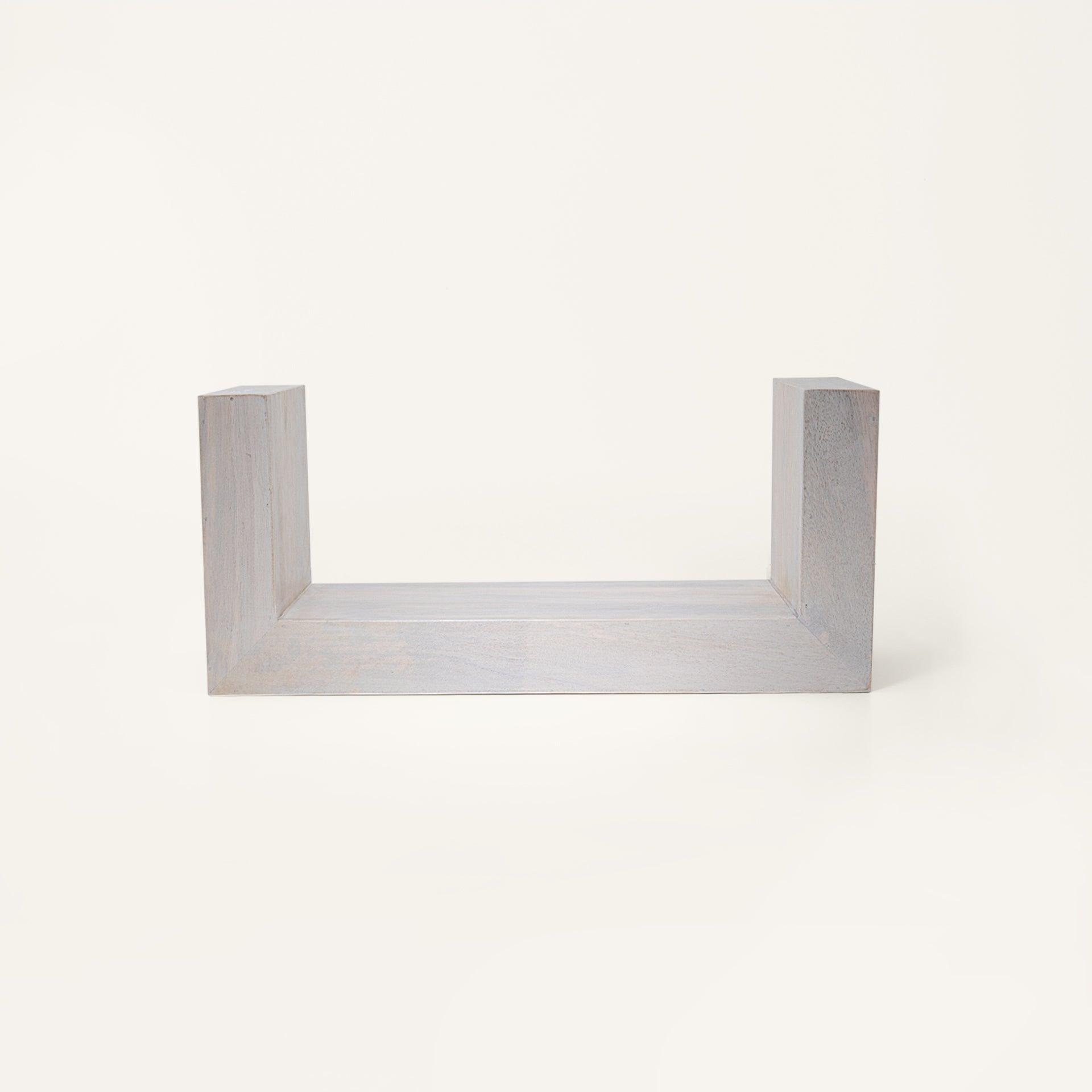 white wood shelf- medium