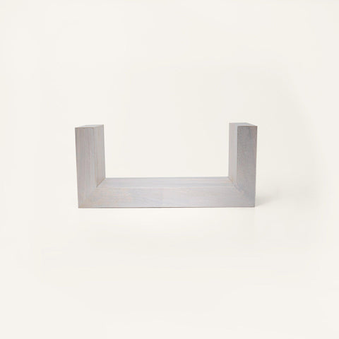 white wooden shelf- small - ellementry