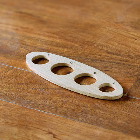 OAK PASTA MEASURE 4 PORTION OVAL NATURAL - ellementry