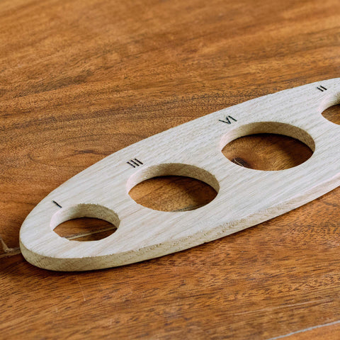 OAK PASTA MEASURE 4 PORTION OVAL NATURAL - ellementry