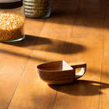 teak wood scooper large - ellementry