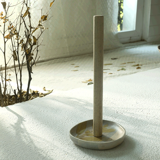 Buy Wisteria Yellow Kitchen Roll Holder Online Ellementry ellementry