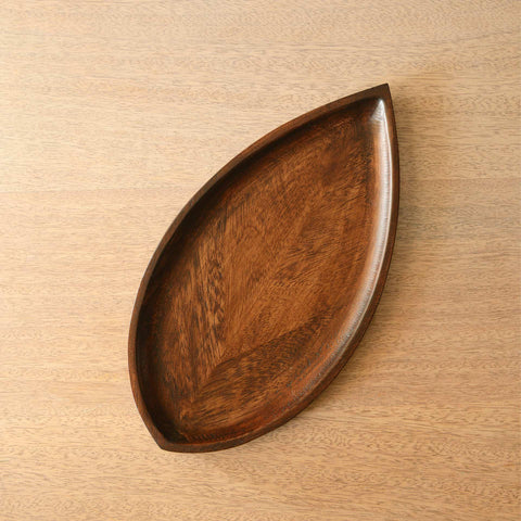Umber Leaf Platter - ellementry