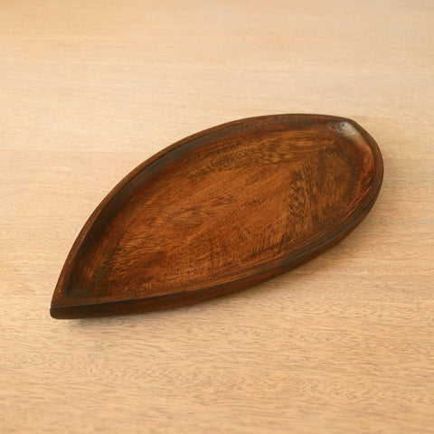 Umber Leaf Platter - ellementry
