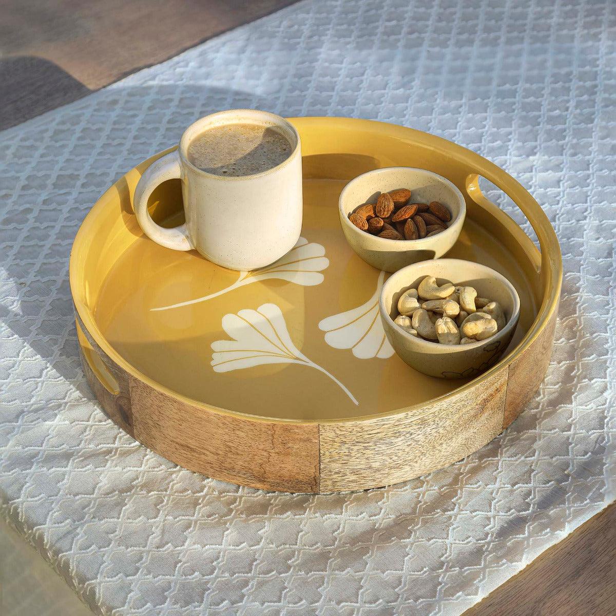 Aria wooden serving tray