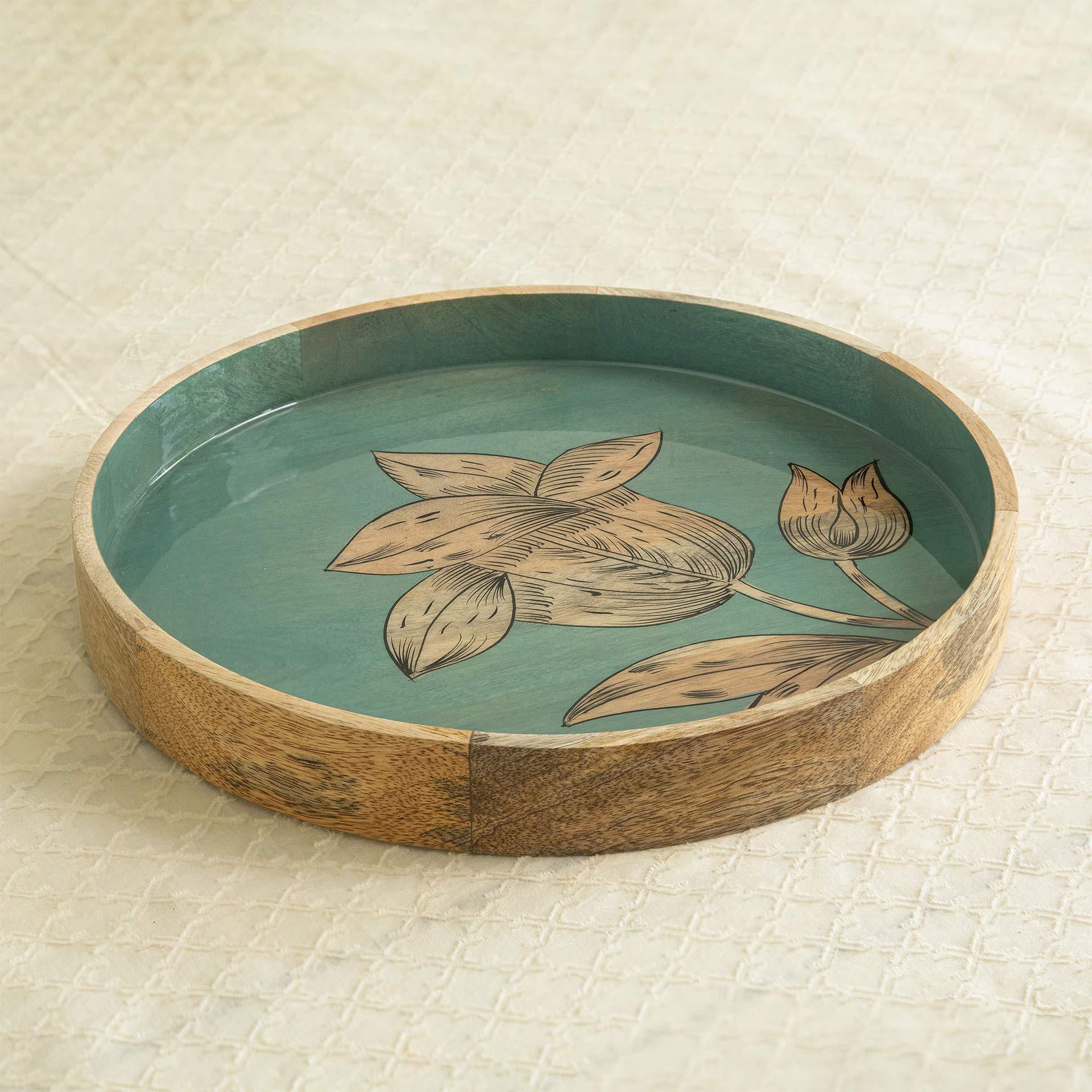 Iris round tray