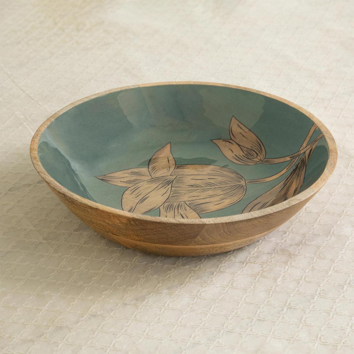 Iris salad serving bowl