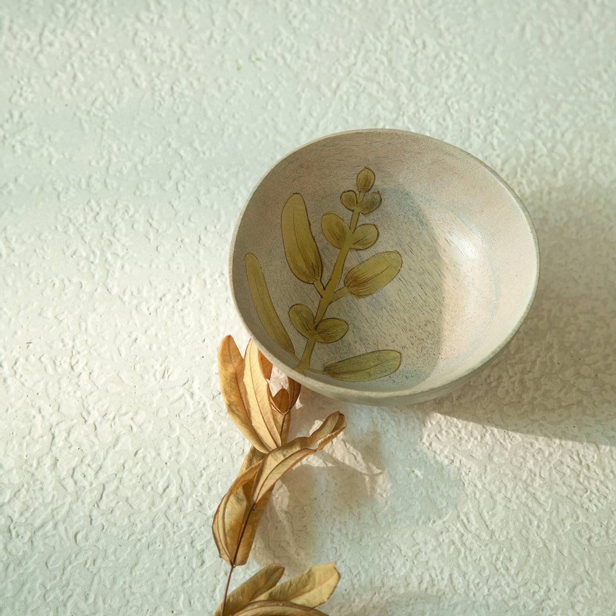 Wisteria Yellow Nut Bowl - ellementry