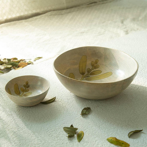 Wisteria Yellow Nut Bowl - ellementry