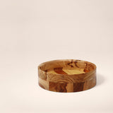 in teak wooden salad bowl - large - ellementry