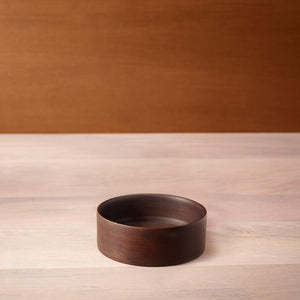 liyah brown wooden nut bowl