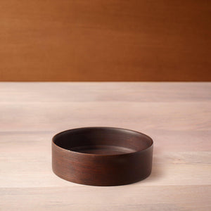 Liyah Brown Wooden Nut Bowl-Large